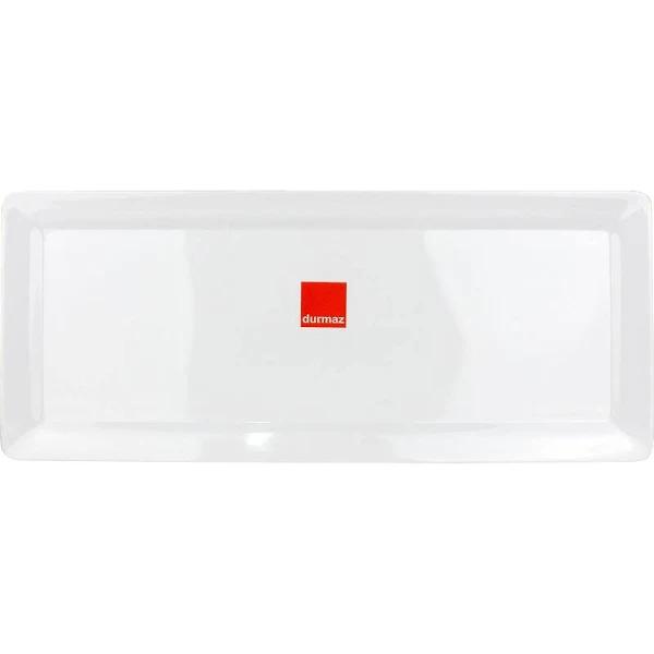 White Rectangle Melamine Plastic Platter Tray 48cm Party Catering Grazing Table