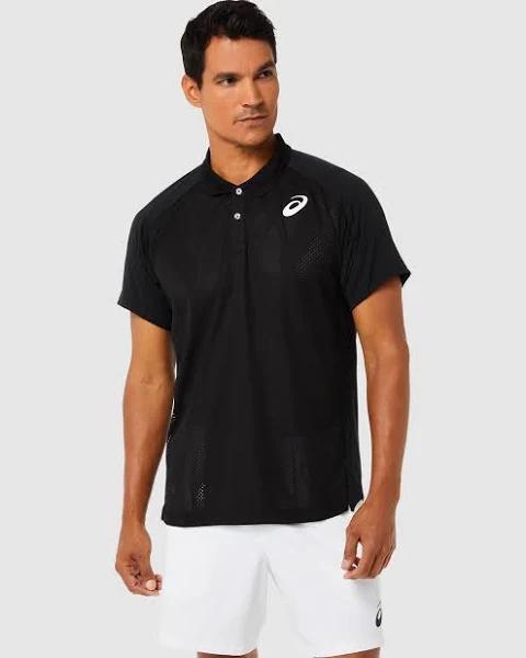 ASICS Men's Match Actibreeze Polo Shirt - Performance Black S