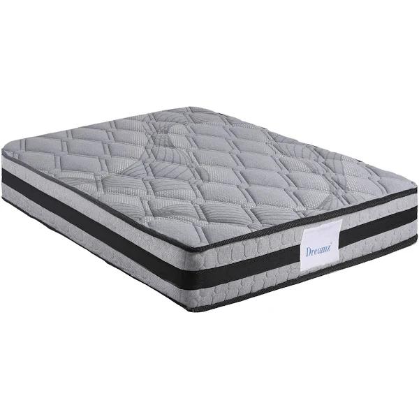 DreamZ Spring Mattress Bed Pocket Egg Crate Foam Medium Firm King Size 22cm