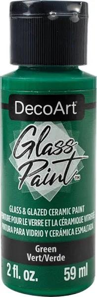 DecoArt Glass Paint 2oz - Green