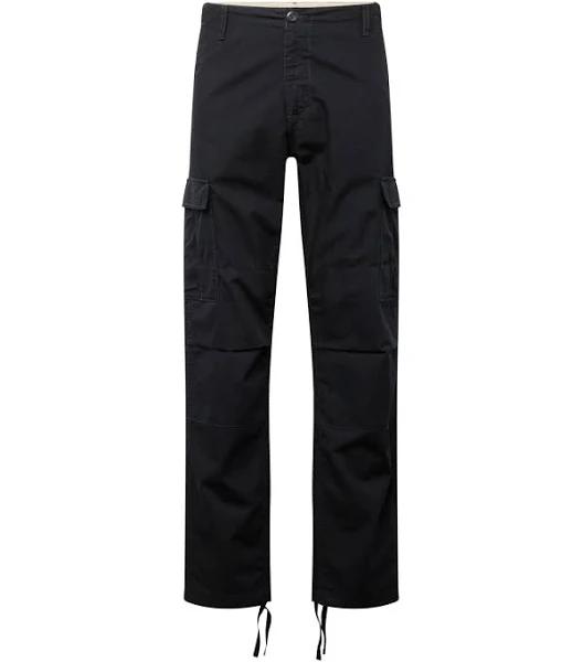 Carhartt WIP Aviation Pant Columbia Ripstop, 6.5 oz - Black Rinsed - 38/34 - Men