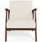 Den Fabric Armchair White by Freedom