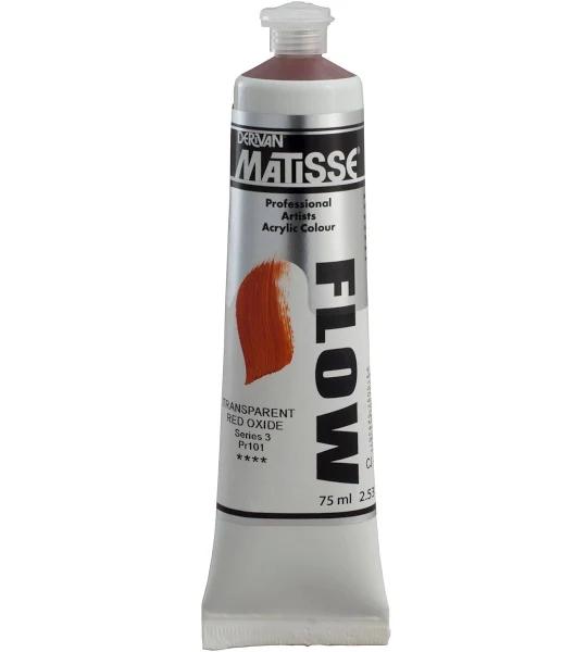 Matisse Flow Acrylic 75ml S3 - Transparent Red Oxide