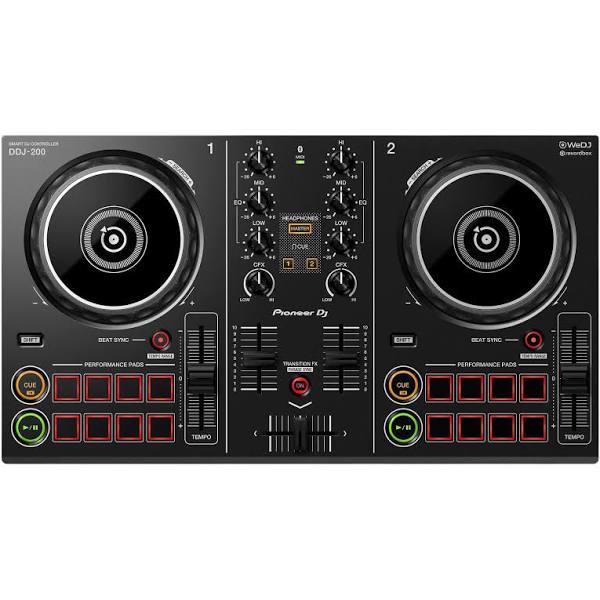 Pioneer DJ DDJ-200 Smart DJ Controller, Black