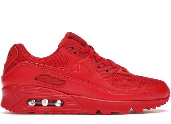 Nike Air Max 90 'Triple Red' Sneakers | Men's Size 6.5