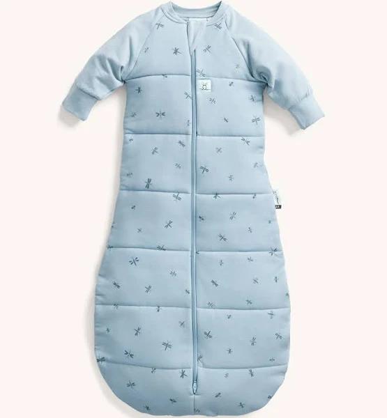 ergoPouch Jersey Sleeping Bag 2.5 TOG Sleeved Dragonflies 2-4Y