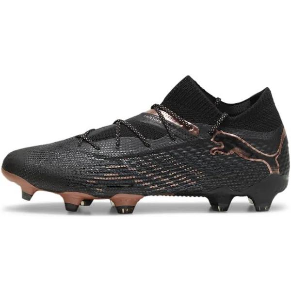 Future 7 Ultimate FG/AG Men's Football Boots in Black/Copper Rose, Textile by Puma