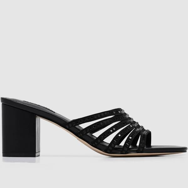 Nine West Frisky Heeled Sandal in Black 5