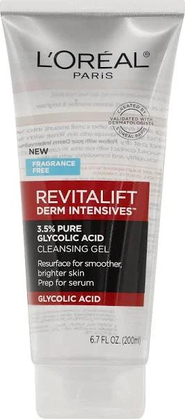 L'Oreal Paris Revitalift Derm Intensives 3.5% Glycolic Acid Cleanser,