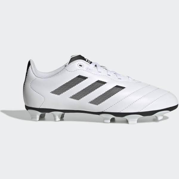 adidas-Goletto VIII Firm Ground Boots-Kids-Cloud White / Core Black / Cloud White-3