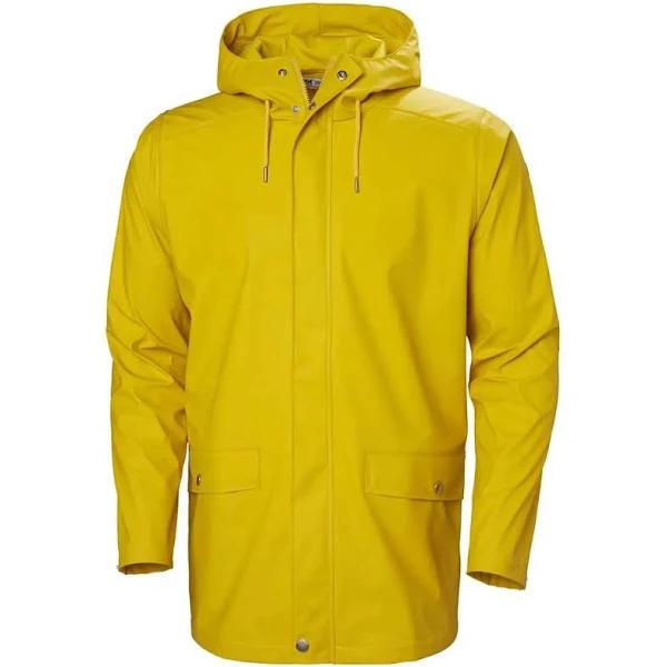 Helly Hansen Mens Urban Moss Rain Coat - Essential Yellow | Size 2XL