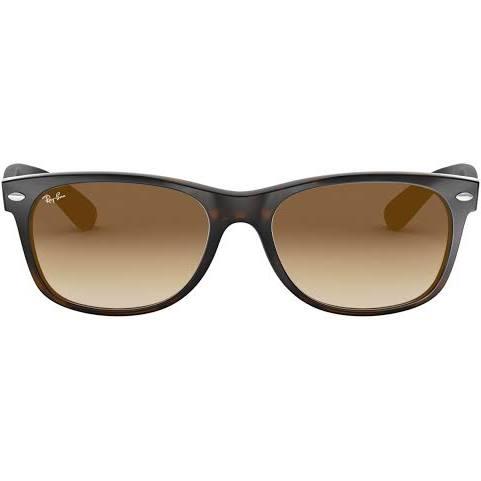 Ray-Ban New Wayfarer Classic Sunglasses RB2132 701 - Tortoise Frame - Brown Classic B-15 Lenses - Size 58-18