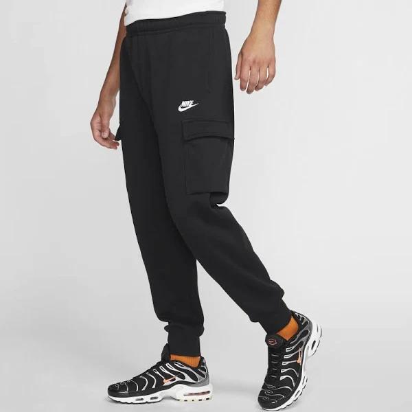 Nike Sportswear Club Fleece Men's Cargo Trousers - Black