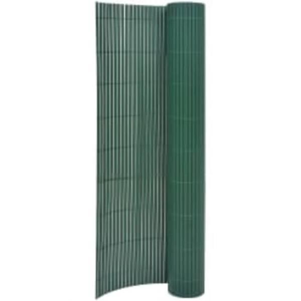 Double-sided Garden Fence 110x500 cm Green vidaXL