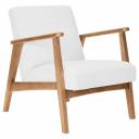 Den Fabric Armchair White by Freedom