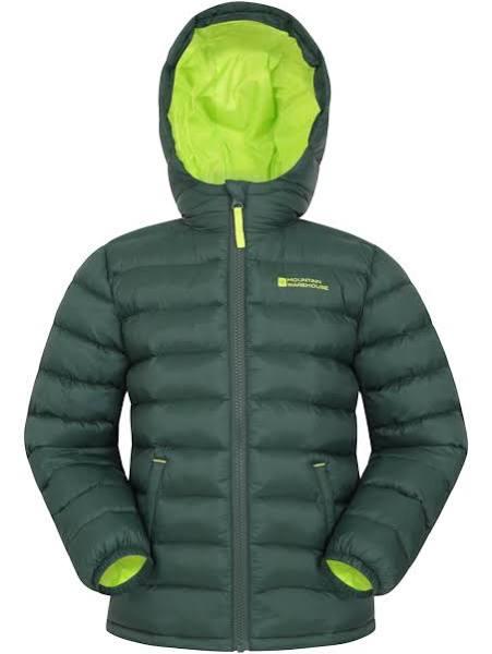 Mountain Warehouse Seasons II Kids Padded Jacket - Green | Size 11-12