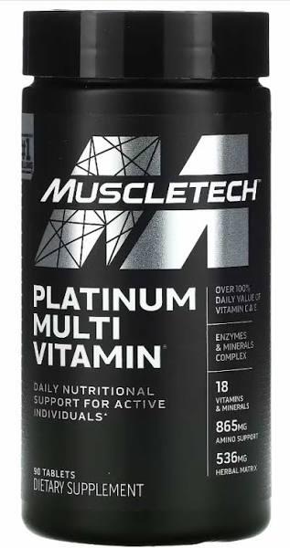 Muscletech, Platinum Multi Vitamin, 90 Tablets