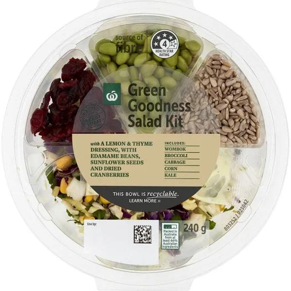 Woolworths Green Goodness Salad Bowl 240g