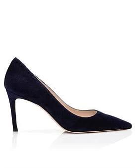 David Jones Stuart Weitzman Stuart 85 Suede Pump in Nice Blue, Size 5 US