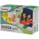 Instax Mini Film Mixed 60pk (4x10 Sheets White Film, 2x10 Sheets Mixed Novelty Film)