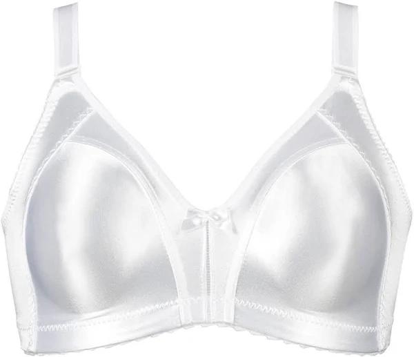 Naturana Moulded Wirefree Soft Cup Minimiser Bra - White - 18F