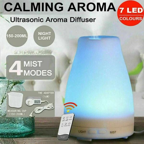 Essential Oil Humidifier Ultrasonic Air Diffuser Aroma Aromatherapy Air Purifier