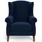 Classic Wing Velvet Armchair Ink by Freedom