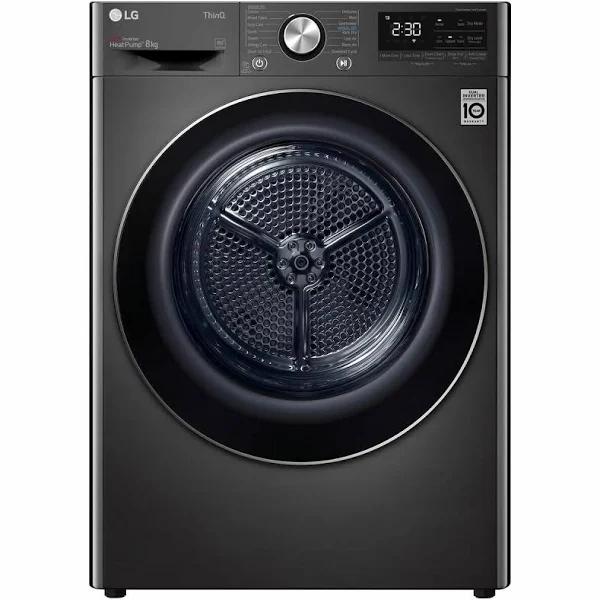 LG 9kg Heat Pump Dryer - Black