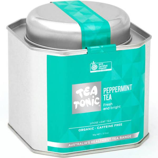 Tea Tonic Organic Peppermint Tea Caddy Tin 95g