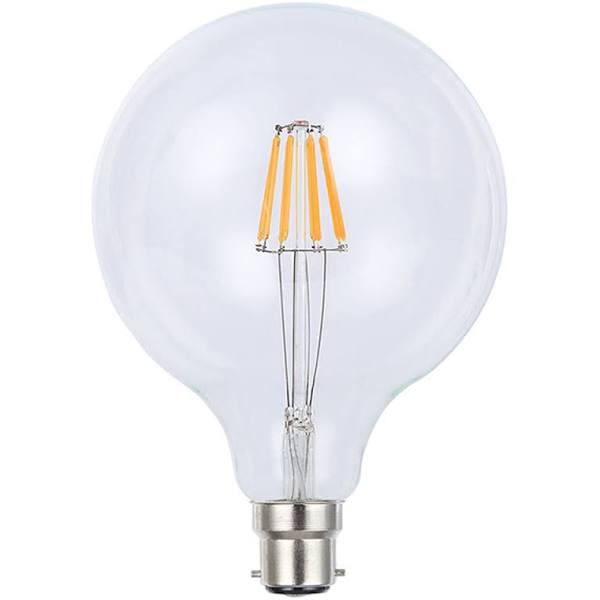 Filament G125 Vintage LED Globe 240V 8W BC 6500K Dimmable - LG1258WBC65D - 20965