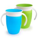 Munchkin Miracle 360 Trainer Cup, green/blue, 7 oz, 2 Count