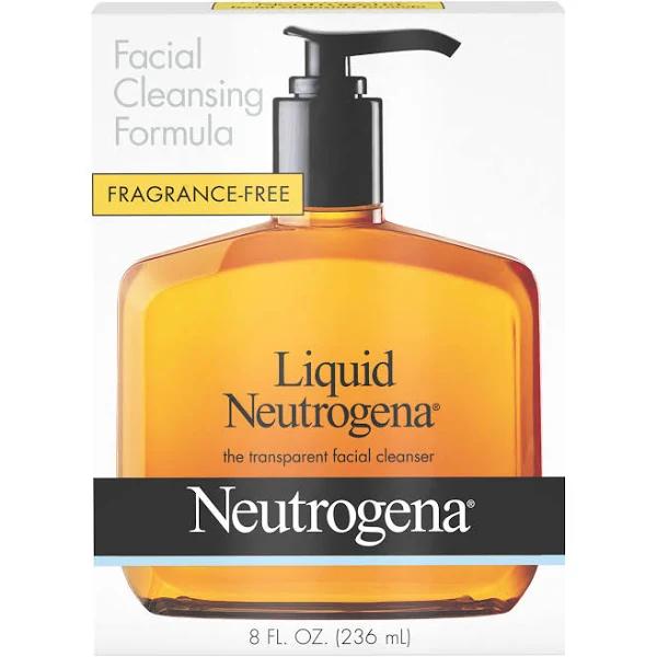 Neutrogena, Liquid Facial Cleansing Formula, Fragrance Free, 8 fl oz (236 ml)