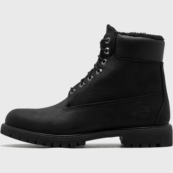 Timberland 6 in Premium Fur/Warm Lined Men Boots Black in size:7,5