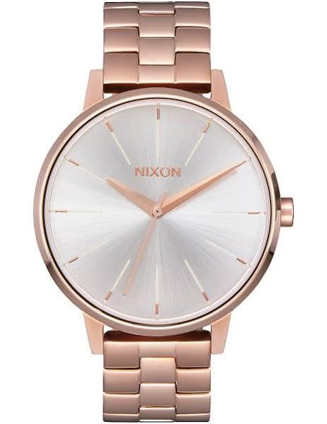 Nixon Kensington Watch (Rose Gold / White)