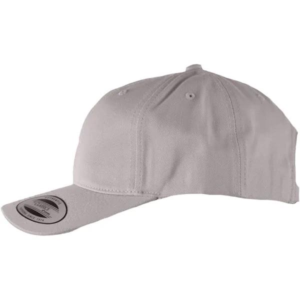 Yupoong Flexfit 6-Panel Baseball Cap with Buckle Grey One Size