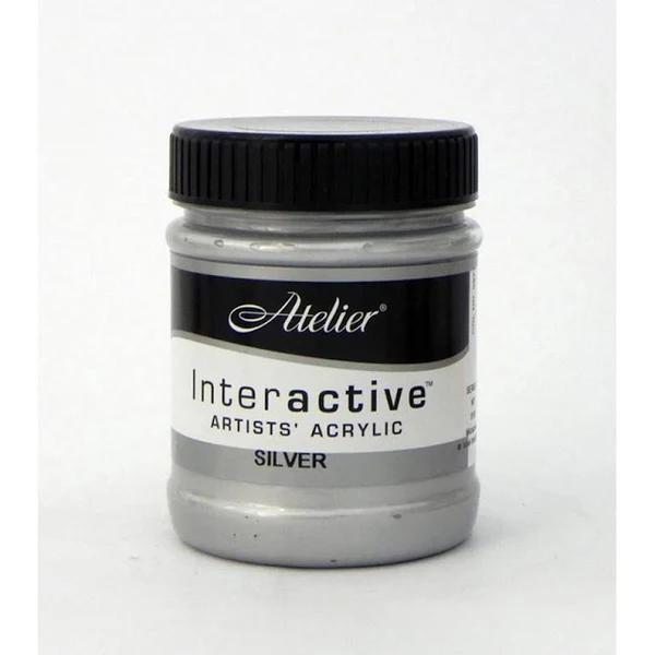 Atelier Interactive Acrylic 250ml S4 Silver