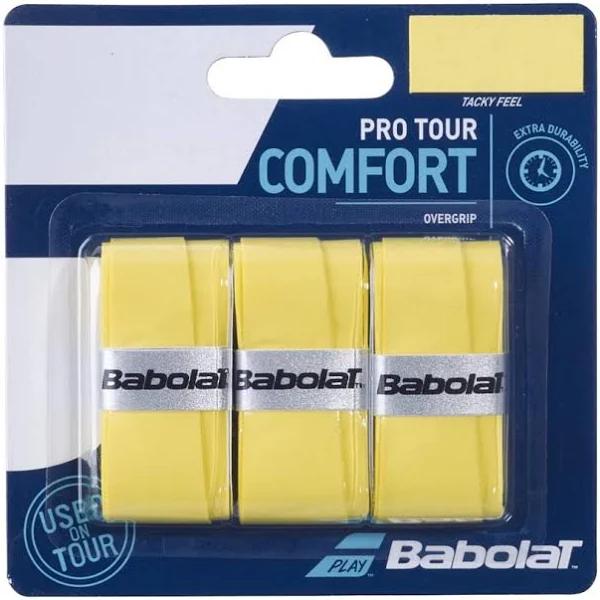 Babolat Pro Tour Overgrip 3 Pack - Yellow