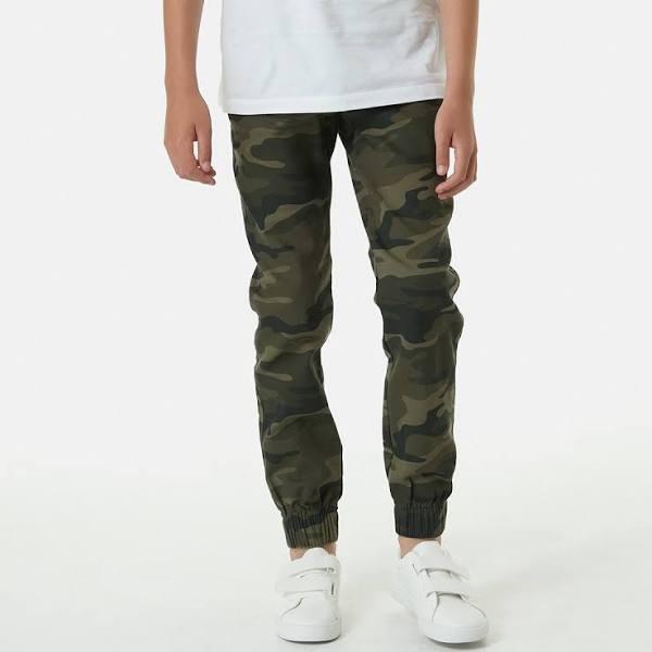 Kmart Pull On Bow Leg Cuff Pants-Camo Size: 14