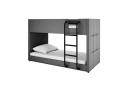 Liviana Fabric Bunk Bed - Dark Grey