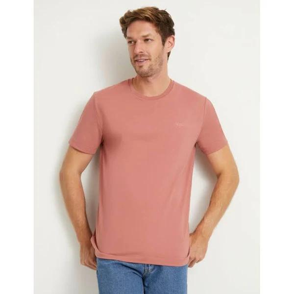 Rivers Short Sleeve Basic Crew Neck Tee - Size 3XL - Mens - Copper