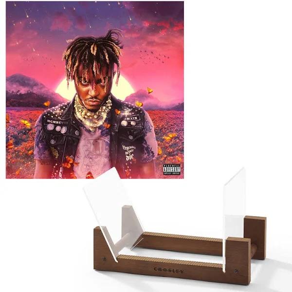 Juice WRLD Legends Never Die - Double Vinyl Album & Crosley Record Storage Display Stand