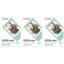 Fujifilm 10 Pack Instax Mini Film Sky Blue