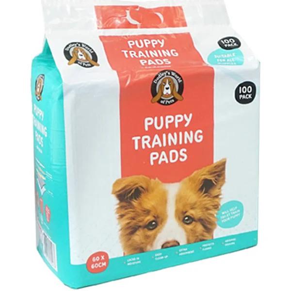 100pc Dudley's World of Pets Puppy Kitten Pet Care Training Pads 60x60cm