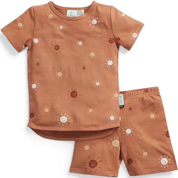 ergoPouch Short Sleeve Pyjamas 0.2 TOG, Sunny / 5 Y