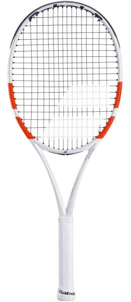 Babolat Pure Strike Lite Strung 2024 - White/Red 4 1/8