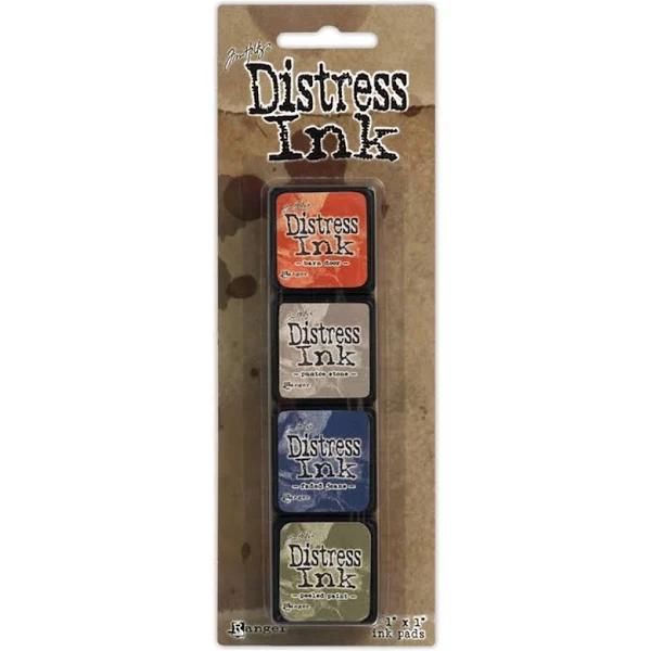 Tim Holtz Distress Mini Ink Pads 4/Pkg Kit 5