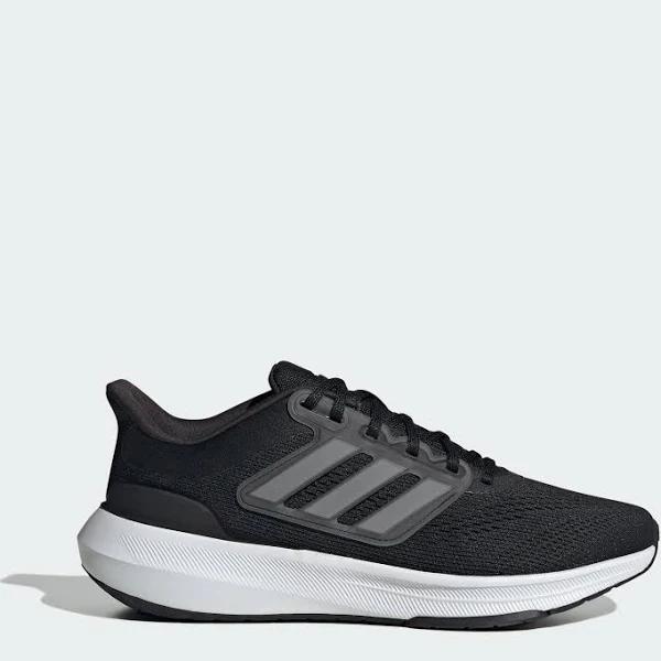 Adidas Ultrabounce Wide Running Shoes - Men's - Core Black / Cloud White - 11.5