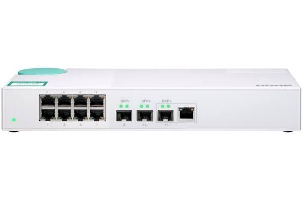 QNAP QSW-308-1C Network Switch Unmanaged Gigabit Ethernet (10/100/1000) White