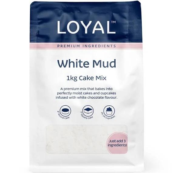 Loyal White Mud Cake Mix 1kg