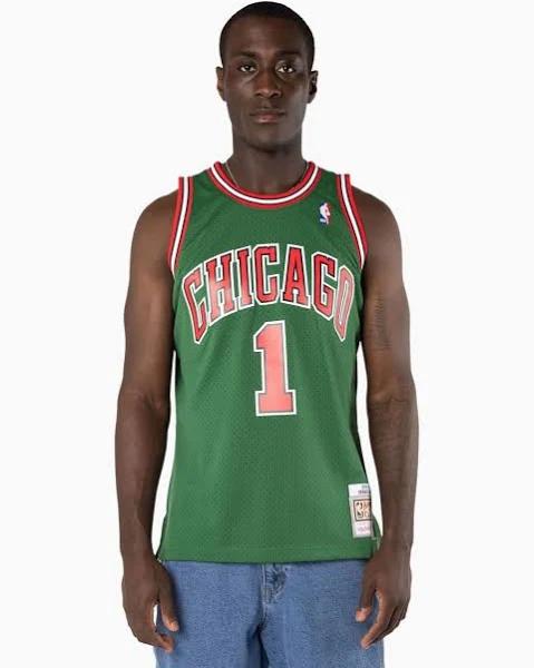 Derrick Rose Chicago Bulls Mitchell & Ness NBA 08-09 Swingman Jersey - Green